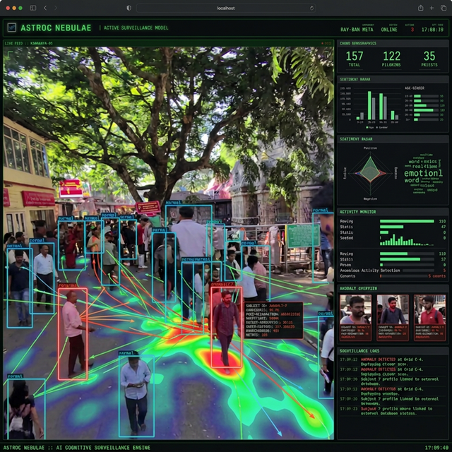 Crowd Behavior and Face Recognition AI